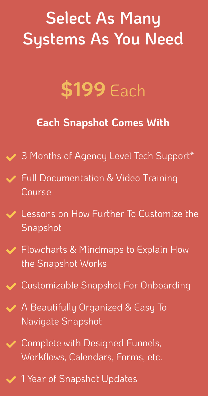 Affordable GoHighLevel Snapshots