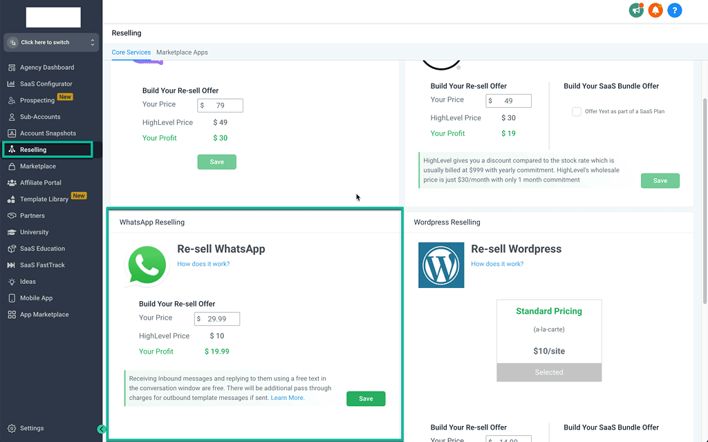 gohighlevel whatsapp integration