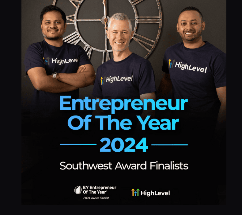 HighLevel’s Co-Founders Honored as Entrepreneur Of The Year 2024 Finalists