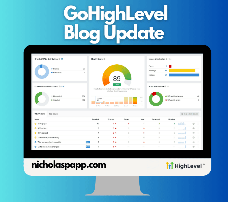 New GoHighLevel Blog Update: The Secret to SEO Success