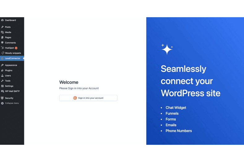 HighLevel WordPress Plugin Leadconnector