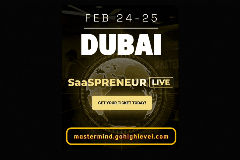 Nicholas Papp SaaSPreneur HighLevel Dubai Global SaaS Growth