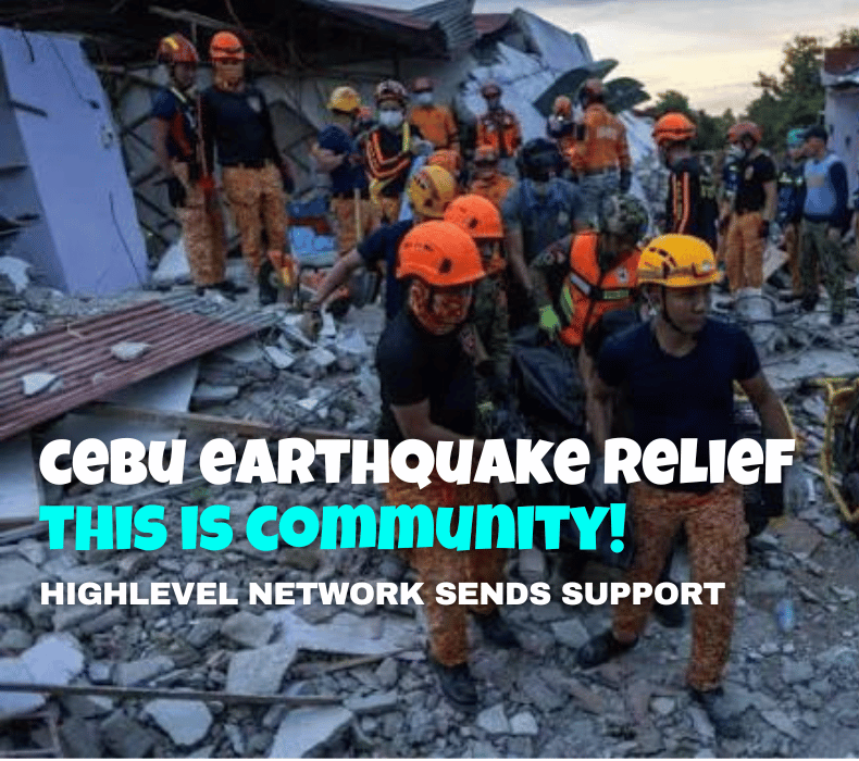 Philippines Earthquake Relief 2025:  HighLevel Global Community Support