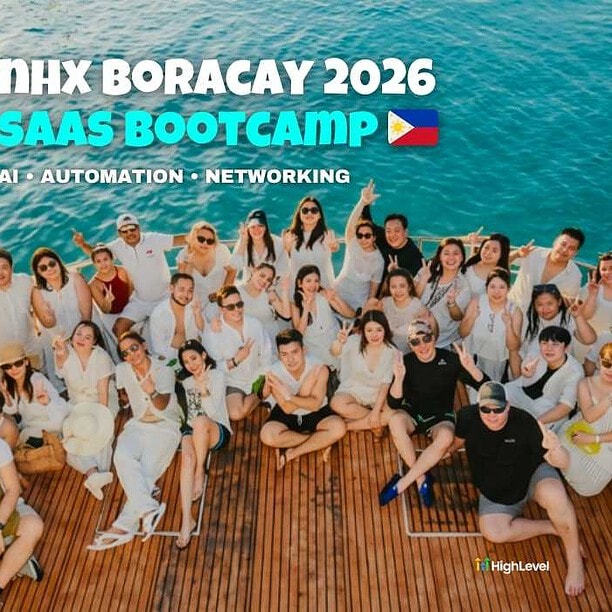 NHX Boracay 2026 SaaS Bootcamp attendees networking in Boracay Philippines