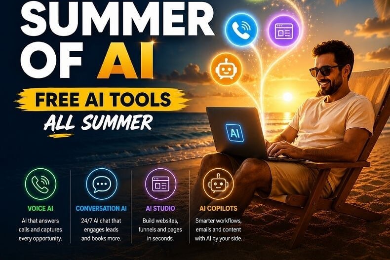 GoHighLevel Summer of AI Promo 2026 – Free AI All Summer Long